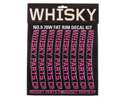 Whisky Parts Whisky 70w Rim Decal Kit for 2 Rims Magenta