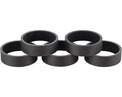 Whisky Parts Whisky 10mm UD Carbon Spacer Gloss Black 5-pack
