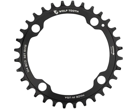 Wolf Tooth Components Drop-Stop Chainring (Black) (Drop-Stop ST) (Single) (32T)