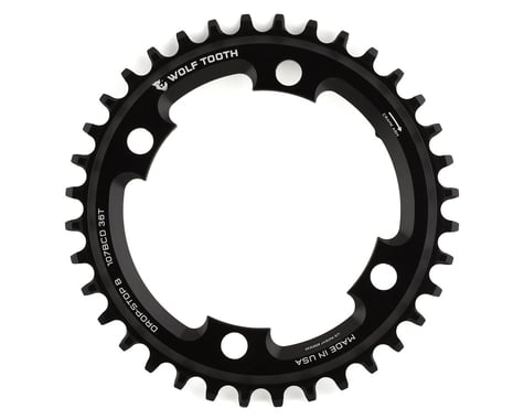 Wolf Tooth Components SRAM Road Chainring (Black) (107mm BCD) (Drop-Stop B) (Single) (36T)