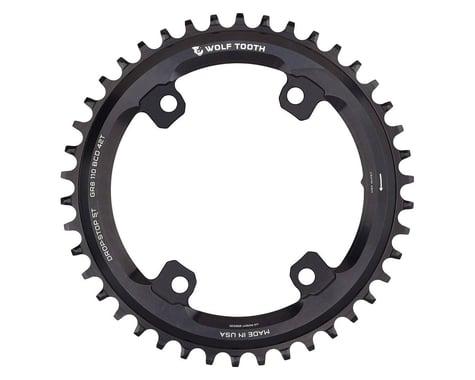 Wolf Tooth Components Shimano Chainring (Black) (Shimano GRX) (Drop-Stop ST) (Single) (42T)