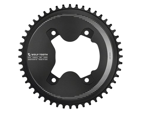 Wolf Tooth Components Aero Chainring (Black) (GRX 800 Series) (Drop-Stop ST) (Single) (46T)