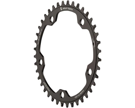 Wolf Tooth Components Gravel/CX/Road Chainring (Black) (Drop-Stop B) (Single) (130mm BCD) (40T)