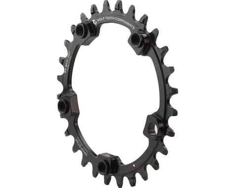 Wolf Tooth Components Chainring (Black) (5-Bolt) (Drop-Stop A) (Single) (28T)