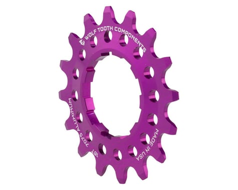 Wolf Tooth Components Single Speed Cog (Purple) (3/32") (Aluminum)