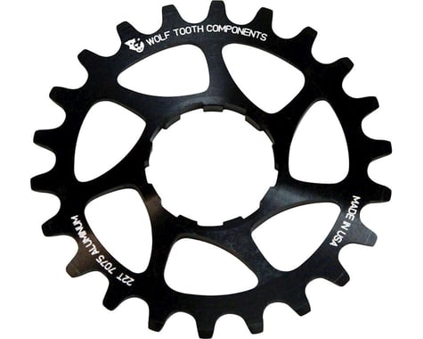 Wolf Tooth Components Single Speed Cog (Black) (3/32") (Aluminum) (18T)