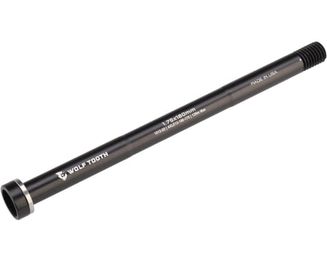 Wolf Tooth Components 12mm Rear Thru Axle (Black) (180mm) (1.75mm)
