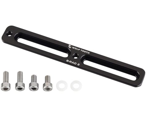 Wolf Tooth Components B-RAD Mounting Bases (Black) (2 Slot)