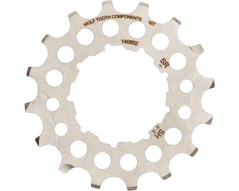 Wolf Tooth Components 16T Cog (Silver) (For Shimano or SRAM GC Cogs)