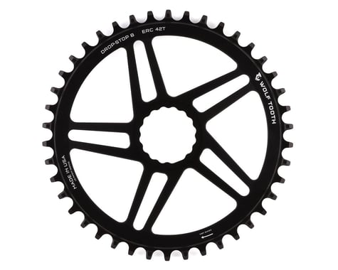 Wolf Tooth Components Cinch Direct Mount CX/Road Chainring (Black) (Drop-Stop B) (Single) (42T)