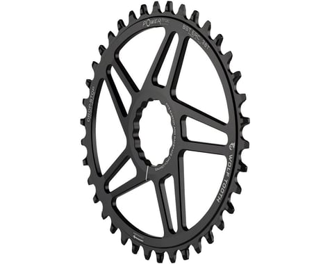 Wolf Tooth Components PowerTrac Drop-Stop Easton Direct Mount Chainring (Black) (Cinch)