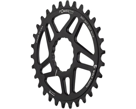 Wolf Tooth Components Elliptical Direct Mount Chainring (Black) (Drop-Stop ST) (Single) (3mm Offset/Boost) (30T)