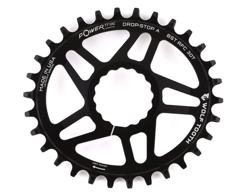 Wolf Tooth Components Elliptical Direct Mount Chainring (Black) (Drop-Stop A) (Single) (3mm Offset/Boost) (30T)
