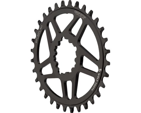 Wolf Tooth Components SRAM Direct Mount Elliptical Chainring (Black) (Drop-Stop A) (Single) (3mm Offset/Boost) (34T)