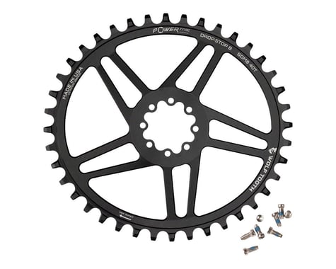 Wolf Tooth Components SRAM 8-Bolt Direct Mount Elliptical Chainring (Black) (Drop-Stop B) (Single) (6mm Offset) (42T)