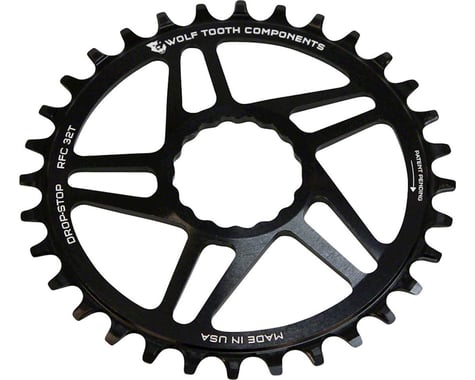 Wolf Tooth Components Race Face Cinch Direct Mount Chainring (Black) (Drop-Stop A) (Single) (3mm Offset/Boost) (28T)