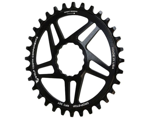 Wolf Tooth Components Race Face Cinch Direct Mount Chainring (Black) (Drop-Stop A) (Single) (6mm Offset) (28T)