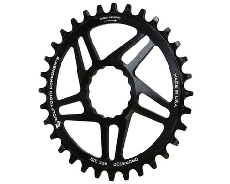 Wolf Tooth Components Race Face Cinch Direct Mount Chainring (Black) (Drop-Stop A) (Single) (6mm Offset) (30T)