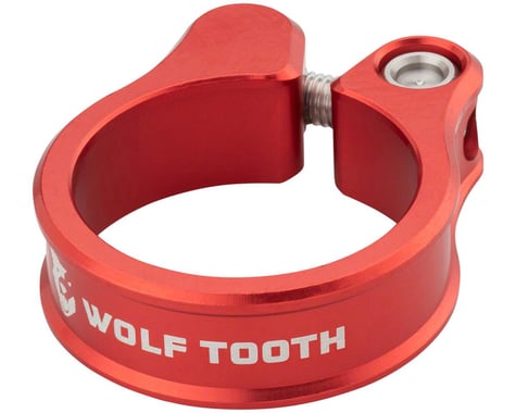 Wolf Tooth Components Anodized Seatpost Clamp (Red) (28.6mm)