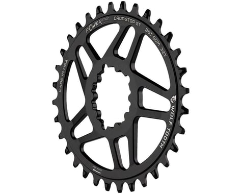 Wolf Tooth Components SRAM Direct Mount Chainrings (Black) (Drop-Stop ST) (Single) (3mm Offset/Boost) (30T)