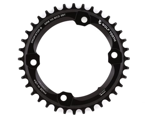 Wolf Tooth Components Shimano GRX Chainring (Black) (Drop-Stop B) (Single) (36T)