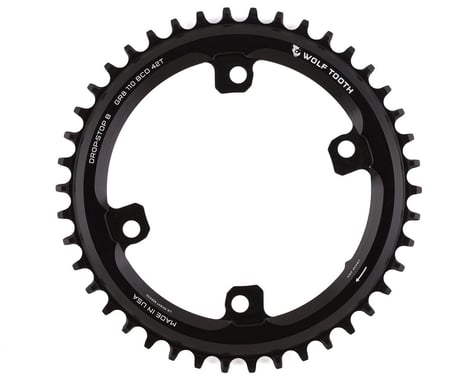 Wolf Tooth Components Shimano GRX Chainring (Black) (Drop-Stop B) (Single) (42T)