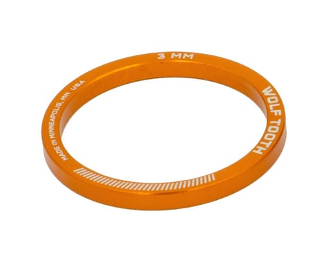 Wolf Tooth Components 1-1/8" Headset Spacer (Orange) (5)