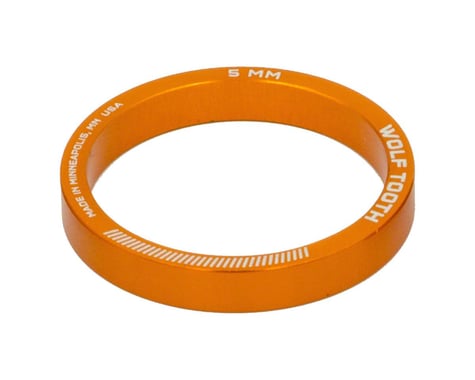 Wolf Tooth Components 1-1/8" Headset Spacer (Orange) (5) (5mm)