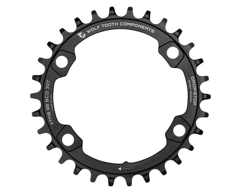 Wolf Tooth Components Shimano Chainring (Black) (XT 8000/SLX M7000) (Drop-Stop A) (Single) (34T)
