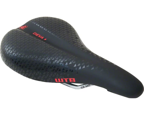 WTB Deva HP Race Saddle (CroMo Rails) (Black/Red)