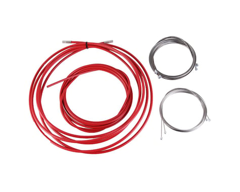Yokozuna Reaction cable/casing kit, der/brake, rd/mtn - red