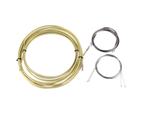 Yokozuna Reaction cable/casing kit, der/brake, rd/mtn - gold