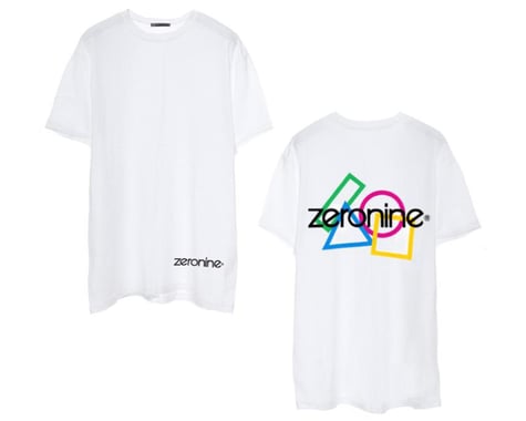 Zeronine Geo Cluster Logo T-Shirt (White) (XL)