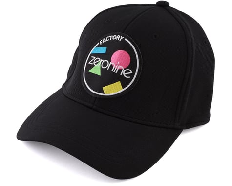 Zeronine Flex-Fit Geo Patch Hat (Black) (One Size Fits Most)