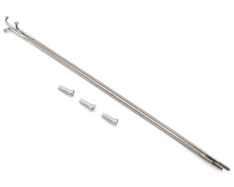 Zipp J-Bend Spokes & Nipples (Silver) (CX-Ray) (3-Pack) (216mm)