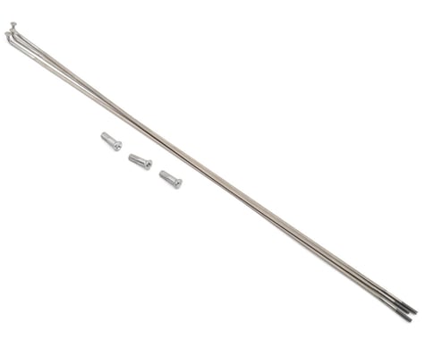 Zipp J-Bend Spokes & Nipples (Silver) (CX-Ray) (3-Pack) (288mm)