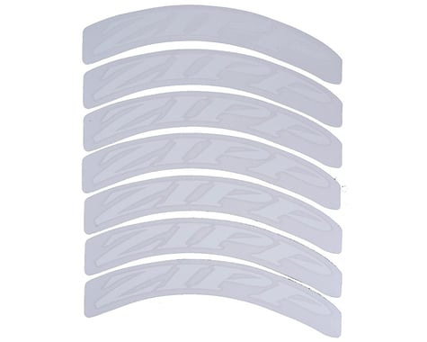 Zipp Decal Set (404 Matte White Logo) (Complete for One Wheel)