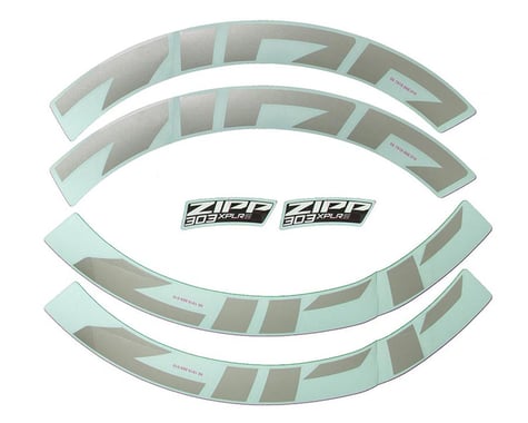 Zipp Decal Set (303 XPLR S) (Silver) (Complete for One Wheel)