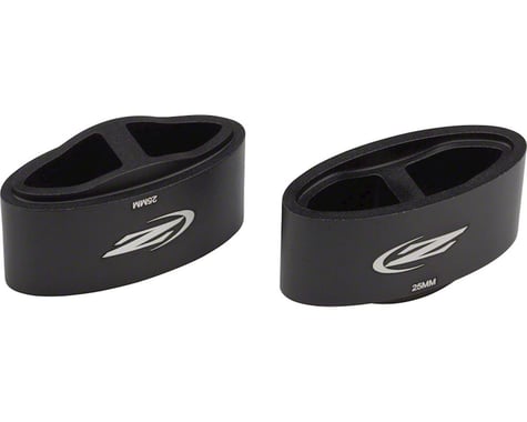 Zipp Vuka Aero/Stealth Riser Kit (Black) (25mm) (Bolts sold separately)