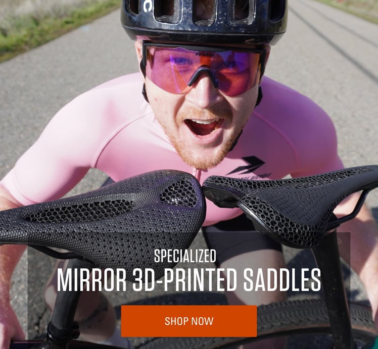 Learn More - Specialized Mirror 3d-printed Saddles