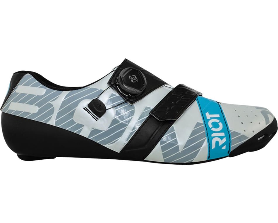 Bont Riot Road+ BOA Cycling Shoe (Pearl White/Black) (Standard Width) (44)