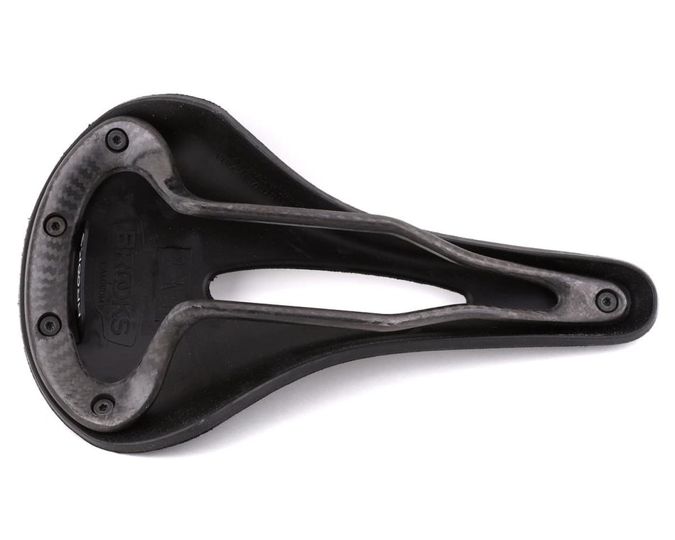 Brooks C13 Cambium Carved Saddle (Black) (Carbon Rails) (158mm)