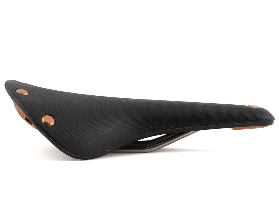 Brooks C17 Special Cambium Saddle (Black/Copper) (Steel Rails)