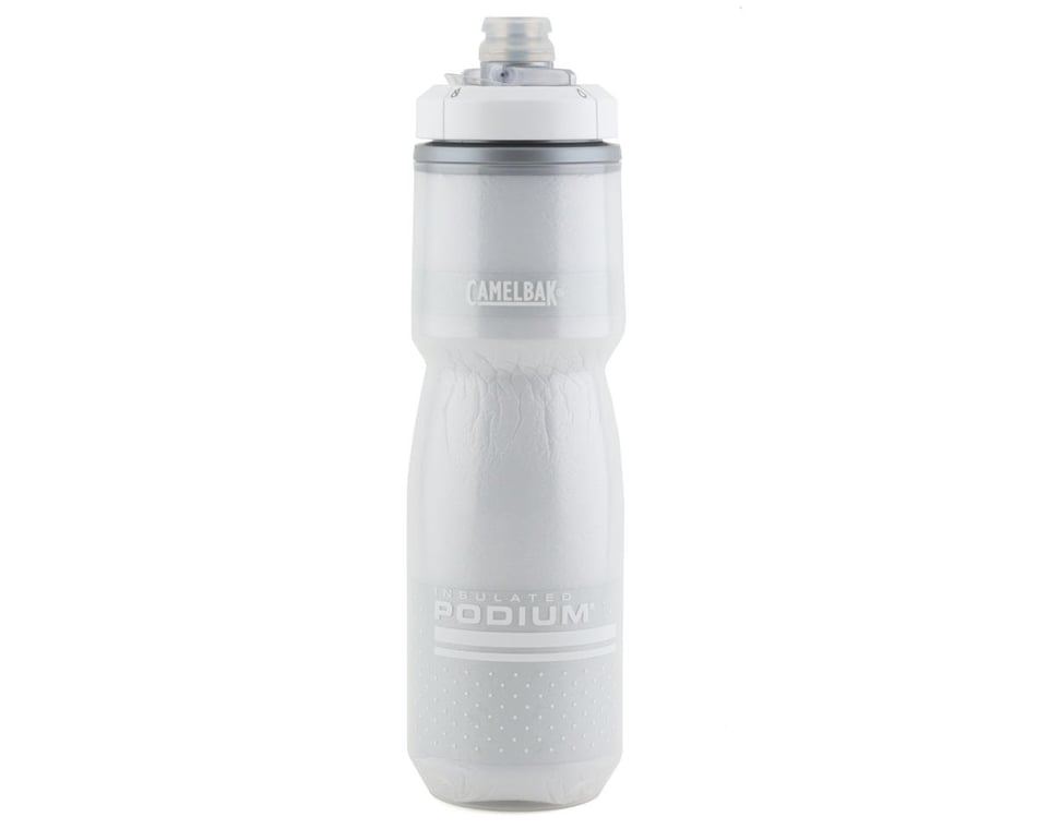 CamelBak Podium Chill Insulated Bike Water Bottle White/Black 24 Oz