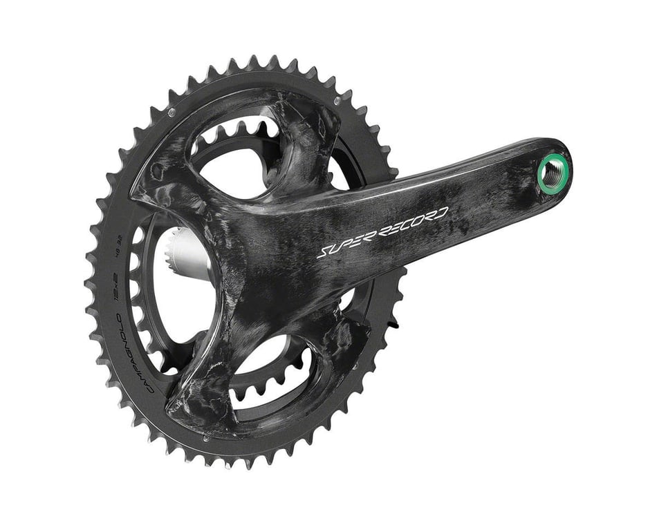 Campagnolo Super Record Wireless Crankset (Black) (2 x 12 Speed) ( Ultra-Torque) (165mm) (48/32T) - Performance Bicycle