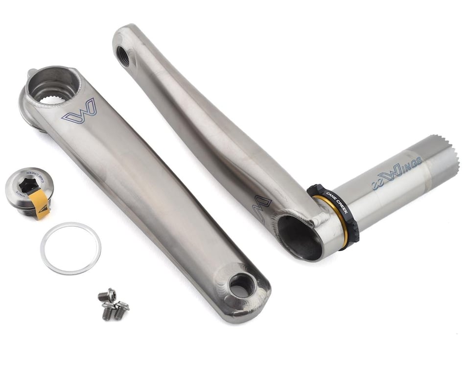 Cane Creek eeWings Titanium All-Road Cranks (Silver) (30mm Spindle)  (172.5mm)