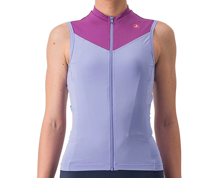 Castelli Women s Solaris Sleeveless Jersey Violet Mist Amethyst