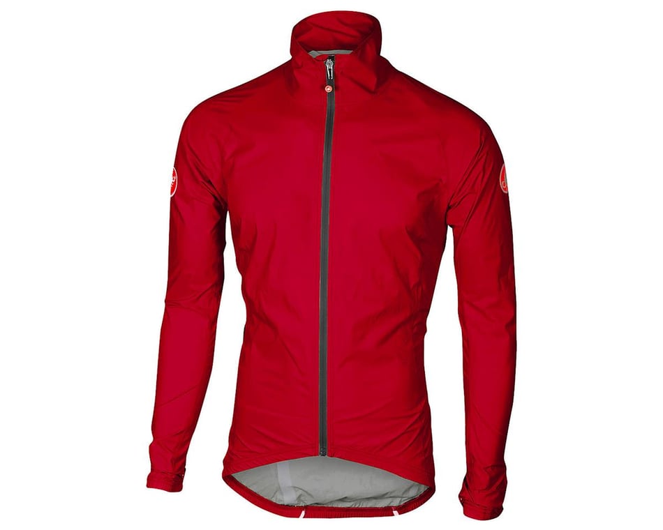 Castelli Emergency Rain Jacket Red Performance Bicycle