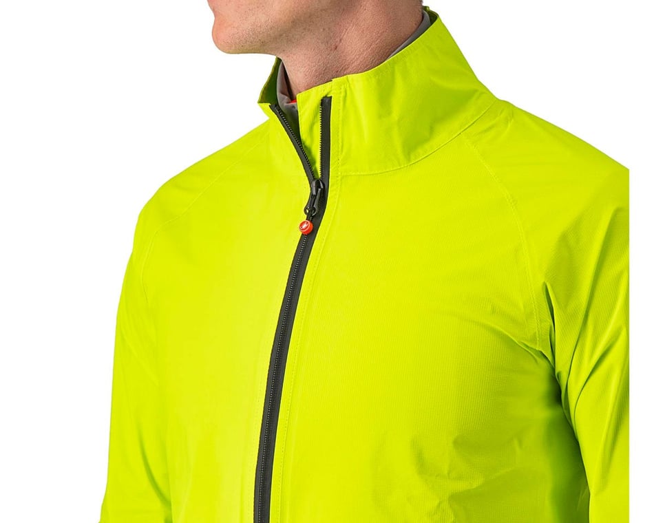 Castelli Men s Emergency 2 Rain Jacket Electric Lime S