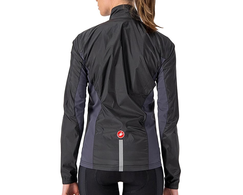 Castelli Women's Squadra Stretch Jacket (Light Black/Dark Grey) (XS)